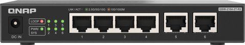 Комутатор некерований Qnap QSW-2104-2T-R2 593469 фото