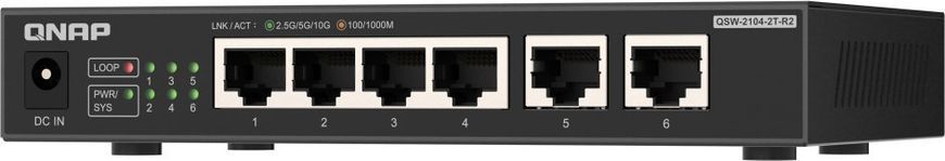 Комутатор некерований Qnap QSW-2104-2T-R2 593469 фото