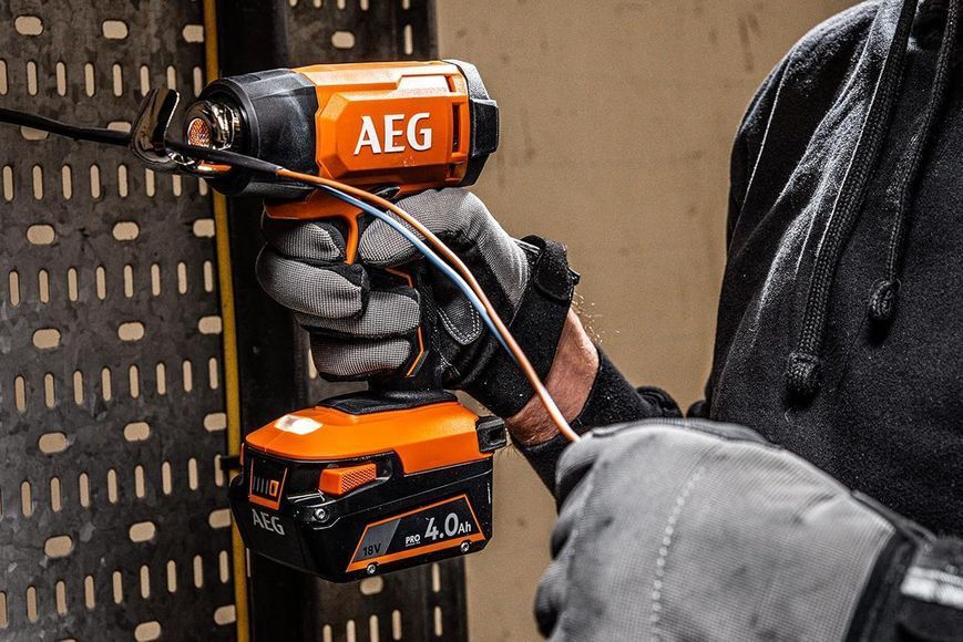 Уценка - Технический строительный фен AEG BHG 18-0 без аккумуляторов (4935480972) 10001489 фото
