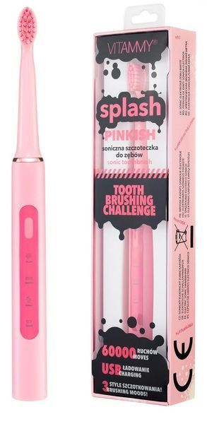 Електрична зубна щітка Vitammy Splash Pink 377731 фото