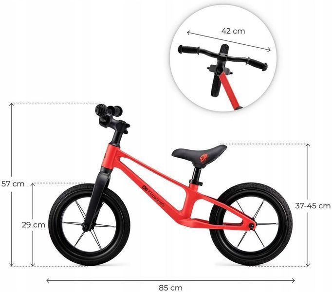 Беговел KinderKraft Eter Red (KRETER00RED0000) 602705 фото