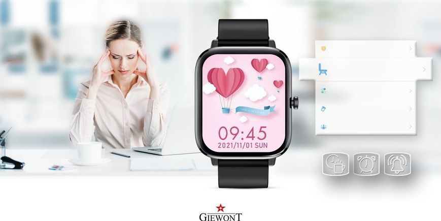 Смарт-годинник Giewont GW230-2 Carbon 621723 фото