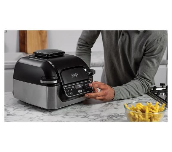 Мультипіч (аерофритюрниця) Ninja Health Grill & Air Fryer AG301EU 330016 фото