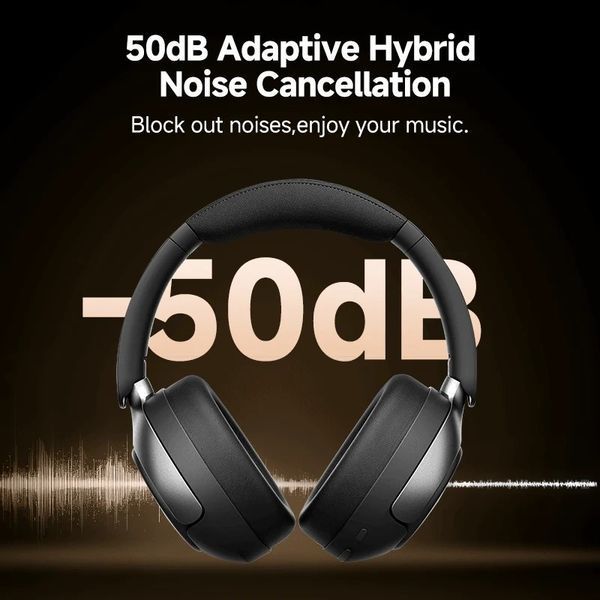 Навушники з мікрофоном QCY H3 Pro Black 573021 фото