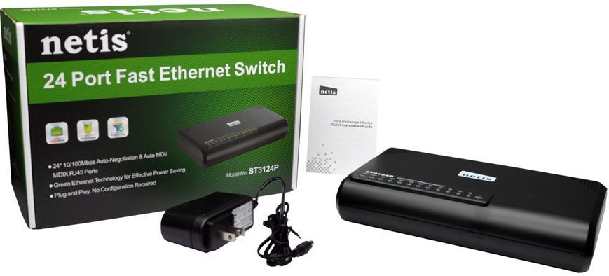 Комутатор некерований Netis Systems ST3124P 578440ua фото