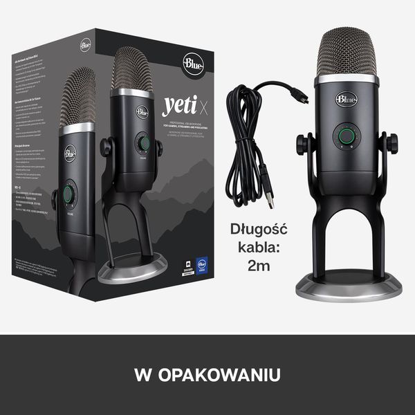 Микрофон для ПК/ для стриминга, подкастов Blue Yeti X Pro (988-000244) 333746 фото