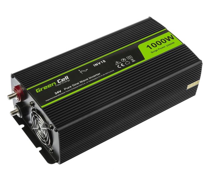 Перетворювач DC-AC Green Cell INV18 24V/230V 1000/2000W 477324 фото