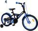 Дитячий двоколісний велосипед Enero EM-1057 18 Black/Blue 604673 фото 1