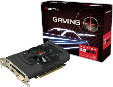 Відеокарта Biostar Radeon RX 550 4GB (VA5505RF41-SBHRA-BS2) 357897 фото