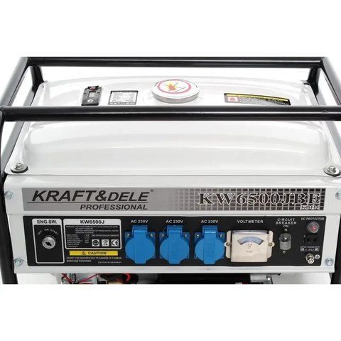 Бензиновий генератор Kraft&Dele KW-6500JBE (KD114) 475615 фото