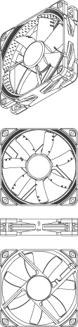 Вентилятор Noctua NF-S12A FLX 357865 фото