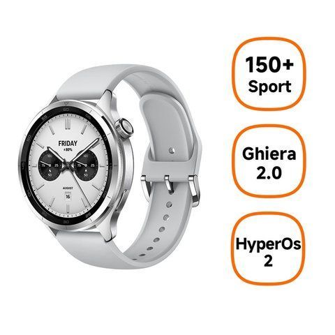 Смарт-годинник Xiaomi Watch S4 Silver (BHR9197GL) 613287 фото