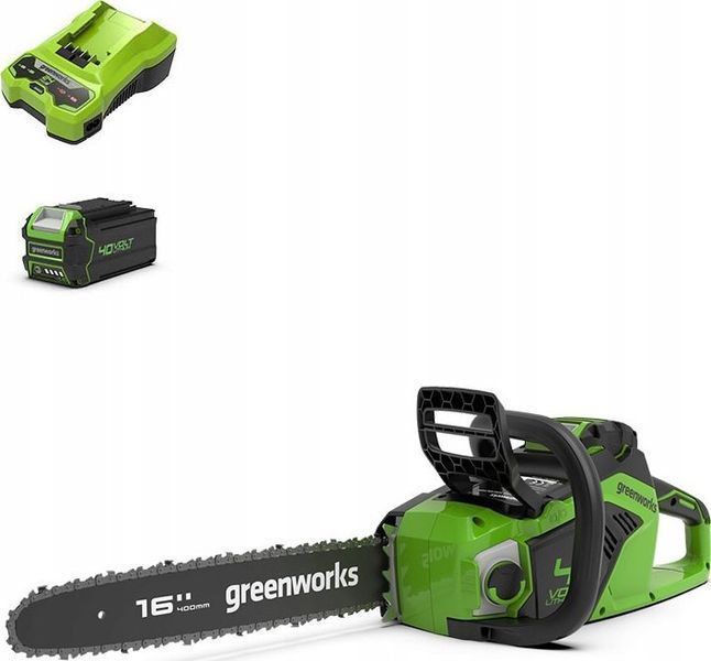 Аккумуляторная пила Greenworks GD40CS18K2X 589257 фото