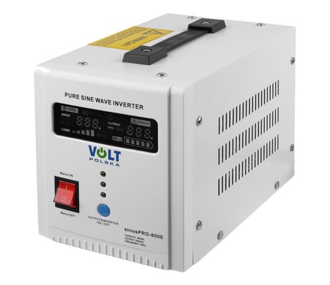 Гібридне ДБЖ/інвертор Volt Polska SINUS PRO 800 E 12/230V 500/800W (3SP080012E) 477152 фото