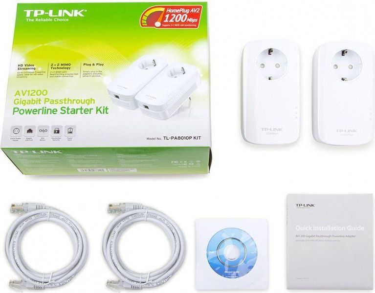 Powerline-адаптер TP-Link TL-PA8010PKIT 194815 фото