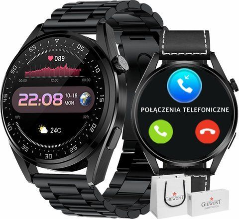 Смарт-годинник Giewont GW450-2 Black 621730 фото
