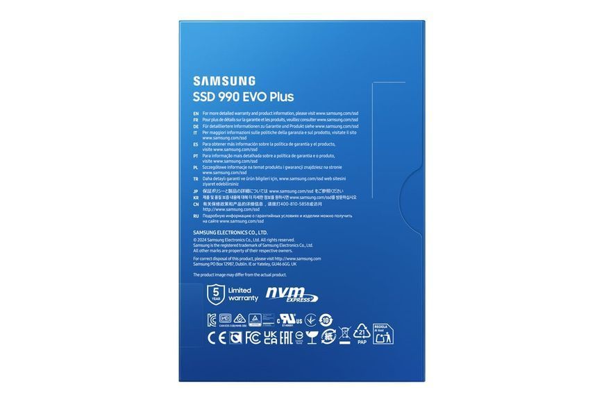 SSD накопичувач Samsung 990 Evo Plus 2 TB (MZ-V9S2T0BW) 531129ua фото