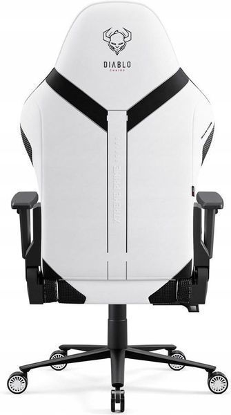 Комп'ютерне крісло для геймера Diablo Chairs X-One Prime Normal Size Ghosted White 606526 фото