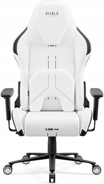 Комп'ютерне крісло для геймера Diablo Chairs X-One Prime Normal Size Ghosted White 606526 фото