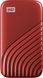 SSD накопитель WD My Passport Red 1 TB (WDBAGF0010BRD-WESN) 340851 фото 1