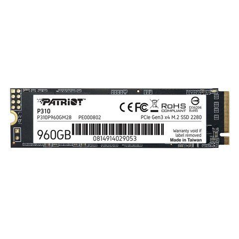 SSD накопичувач Patriot P310 960 GB (P310P960GM28) 364781ua фото