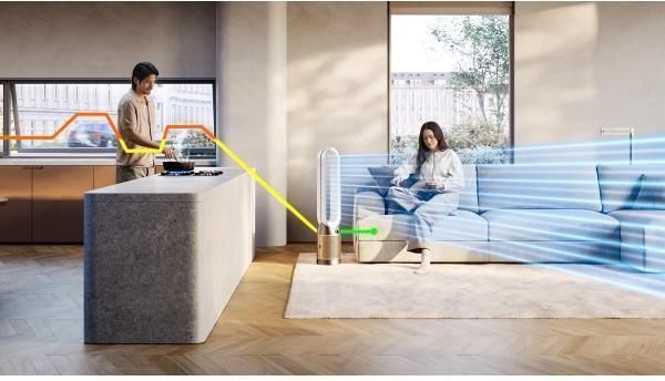 Очиститель воздуха Dyson PC2 De-Nox TP12 546519-01 White/Gold (546519-01) 608744 фото