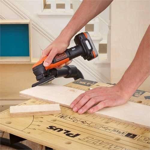 Вібраційна шліфмашина Black+Decker BDCDS12N 530768ua фото