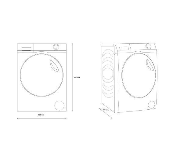 Стиральная машина автоматическая Haier HW80-B14979 314537 фото