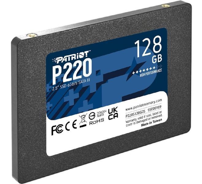 SSD накопитель Patriot P220 128 GB (P220S128G25) 525619ua фото