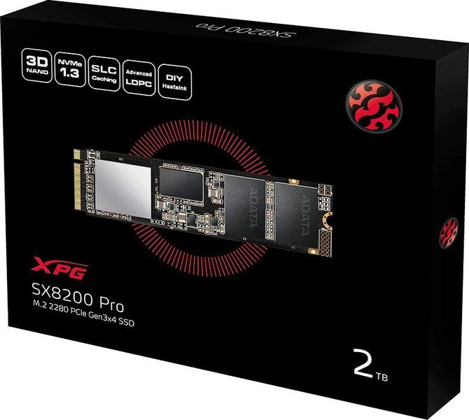 SSD накопичувач Adata SX8200 Pro 2 TB (ASX8200PNP-2TT-C) 300719 фото