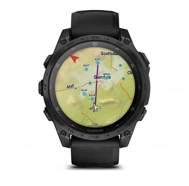 Смарт-годинник Garmin Tactix 8 - 51 mm Solar Includes Applied Ballistics Ultralight Solver (010-03407-00/01) 621715 фото