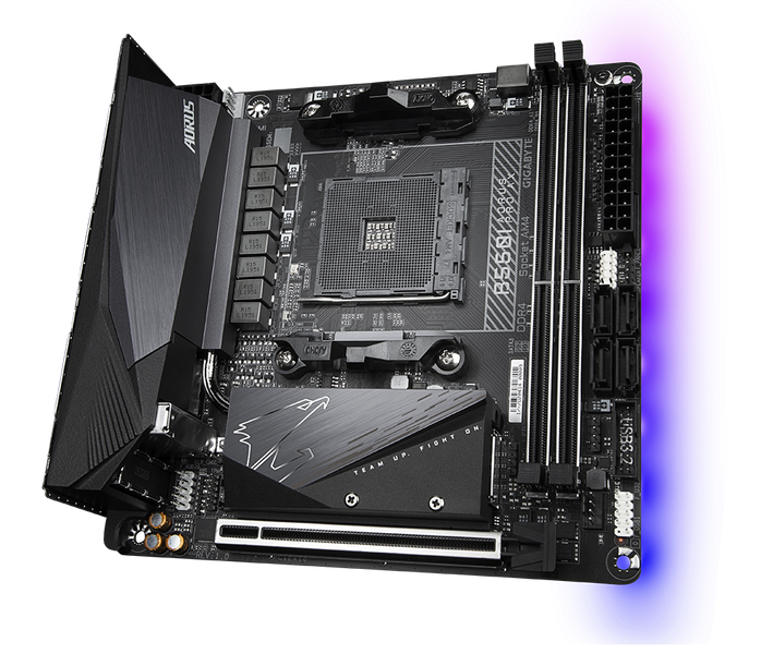 Материнська плата Gigabyte B550I AORUS PRO AX 343202 фото