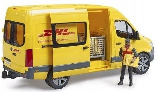 Масштабная модель Bruder MB Sprinter курьер DHL с фигуркой (02671) 643945 фото