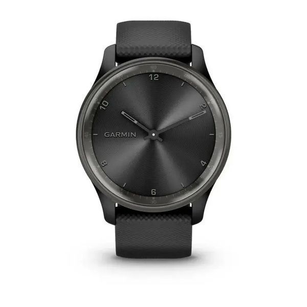 Смарт-годинник Garmin Vivomove Trend Slate S. Steel Bezel with Black Case and S. Band (010-02665-00) 612689 фото