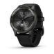 Смарт-годинник Garmin Vivomove Trend Slate S. Steel Bezel with Black Case and S. Band (010-02665-00) 612689 фото 1