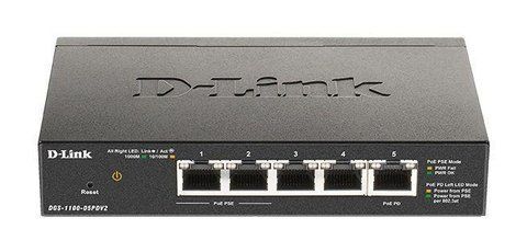 Комутатор керований рівня 2 D-Link DGS-1100-05PDV2 503926 фото