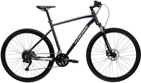 Велосипед горный (MTB) Kross Evado 5.0 28 2025 Silver Gloss 603292 фото