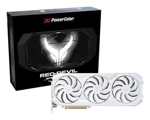 Видеокарта PowerColor Red Devil Radeon RX 9070 XT Spectral White 16 GB (RX9070XT 16G-E/OC/WHITE) 585522 фото