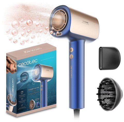 Фен Cecotec DryGlam Nano Plasma Blue 622105 фото