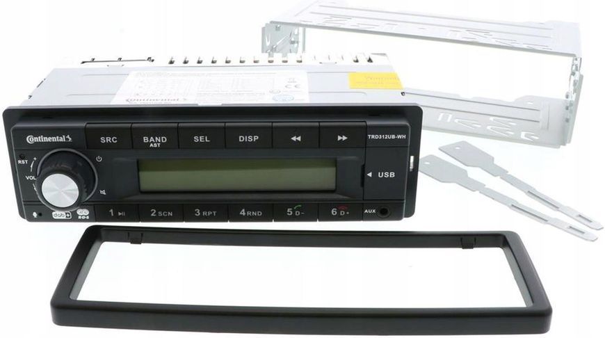 Бездисковая MP3-магнитола Continental TRD312UB-WH 602548 фото