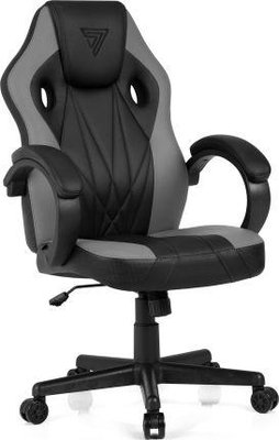 Компьютерное кресло для геймера Sense7 Prism Black-Gray 496736 фото