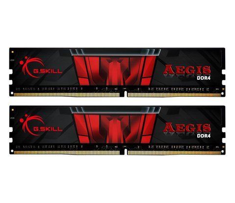 Пам'ять для настільних комп'ютерів G.Skill 32 GB (2x16GB) DDR4 3200 MHz Aegis (F4-3200C16D-32GIS) 339507ua фото