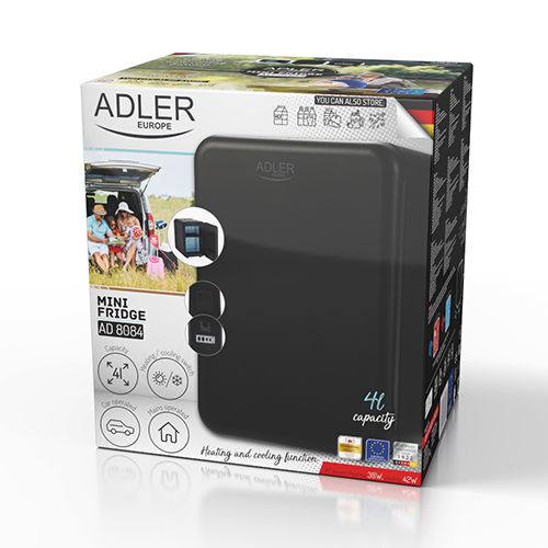 Мини-холодильник Adler AD 8084 Black 502020 фото