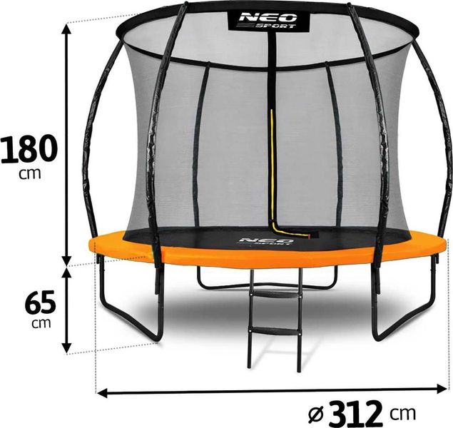 Батут Neo-Sport Батут 312 см с внутренней сеткой (NS-10C201) 370981 фото