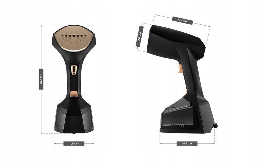 Відпарювач Vertenz AURA 50 Black 514368 фото