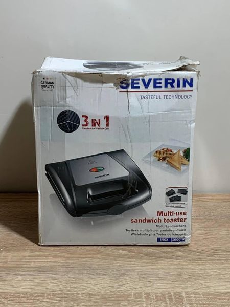 Мультимейкер (бутербродниця-вафельниця-гриль) Severin SA 2968 10001177 фото