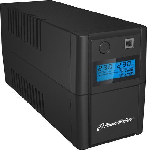 Линейно-интерактивный ИБП PowerWalker VI850SELCD (10120096) 332659 фото