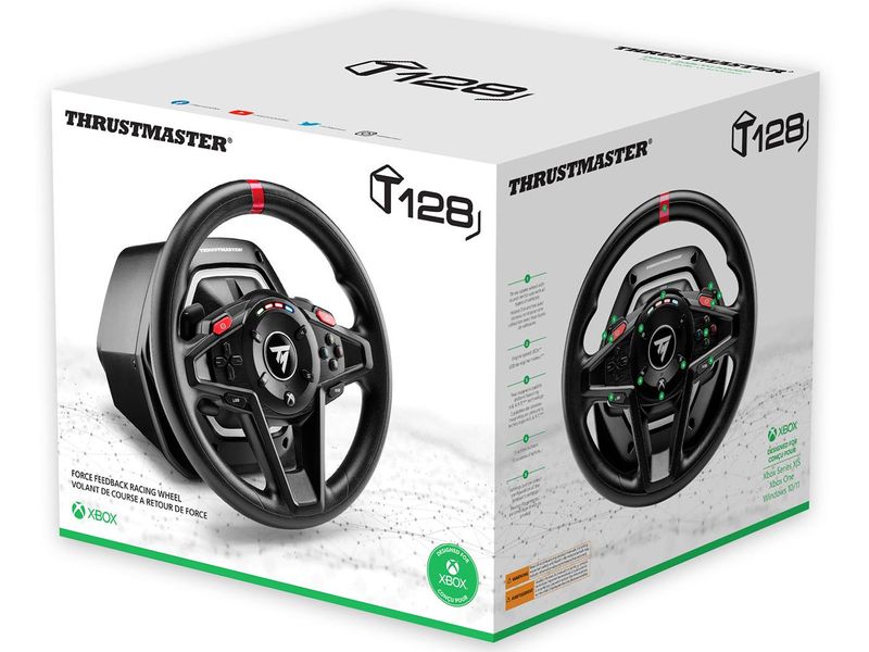 Комплект (кермо, педалі) ThrustMaster T128 Xbox Series X|S, Xbox One, PC (4460184) 463137 фото