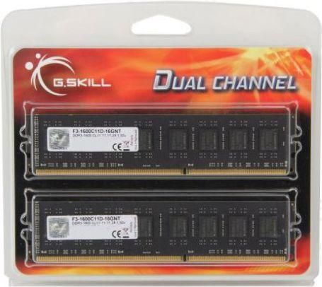 Пам'ять для настільних комп'ютерів G.Skill 8 GB (2x4GB) DDR3 1600 MHz (F3-1600C11D-8GNT) 337254 фото