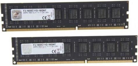 Память для настольных компьютеров G.Skill 8 GB (2x4GB) DDR3 1600 MHz (F3-1600C11D-8GNT) 337254 фото